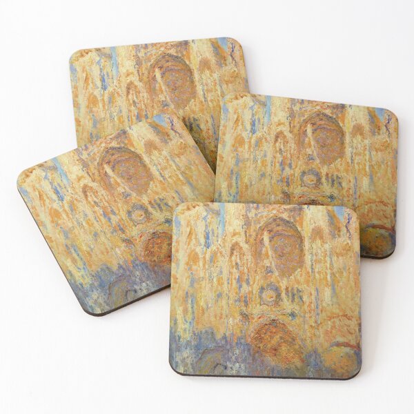 Item preview, Rouen Cathedral at Sunset by Claude Monet designed and sold by studio136.
