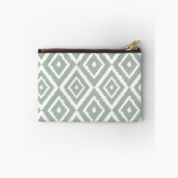 Item preview, Sage Green Fractured Diamond Geometric Pattern designed and sold by thelustrous.
