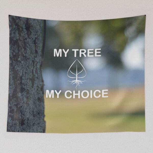 Item preview, Manta para dendrólogos y amantes de los árboles "MY TREE MY CHOICE" designed and sold by Florentinus.