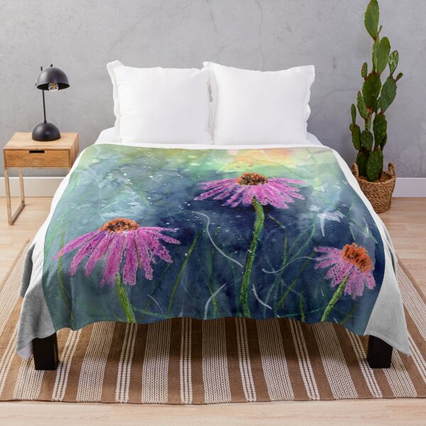 Item preview, Coneflower Mixed Media Art designed and sold by Sandra Connelly.