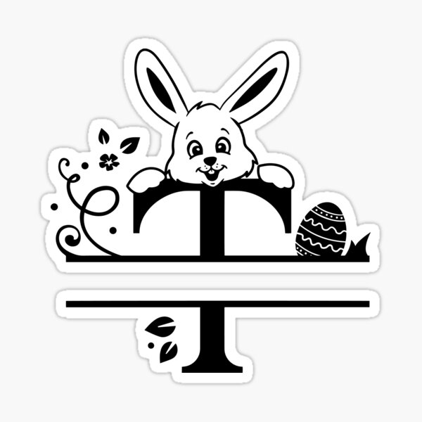 Item preview, Easter abc sticker designed and sold by selfesteeem.