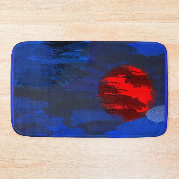 Item preview, Red and Blue Planet designed and sold by headtrackerart.