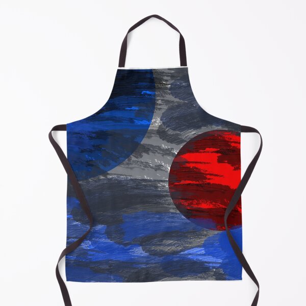 Item preview, Red and Blue Planet designed and sold by headtrackerart.