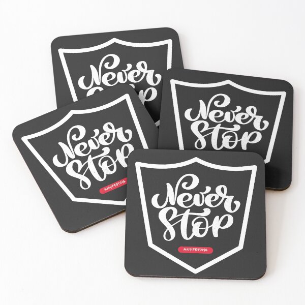 Item preview, Never Stop Manifesting Quote Design  designed and sold by boopsblunt.