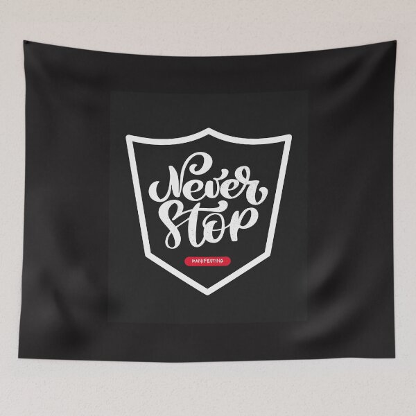 Item preview, Never Stop Manifesting Quote Design  designed and sold by boopsblunt.