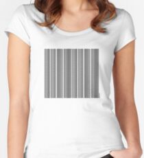 Name, Rank, Serial Number | Barcode Women's Fitted Scoop T-Shirt