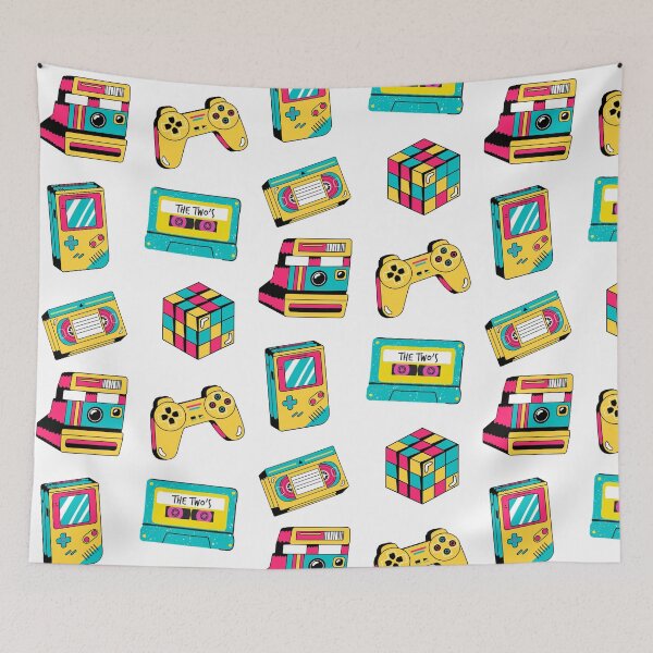 Item preview, Retro Memories Pattern designed and sold by Pique-Interest.