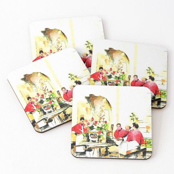 Item preview, Barbarano Romano: men of the brotherhood with saint designed and sold by Giuseppe Cocco.