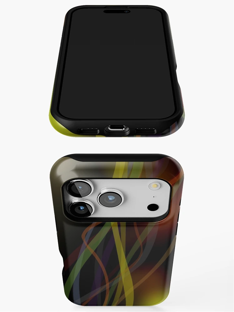 Thumbnail 3 of 4, iPhone Case, Fall Ribbons designed and sold by randomarthouse.