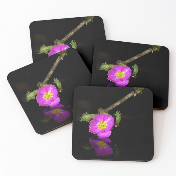 Item preview, Pink flower and its reflection designed and sold by Pickleisgreen.