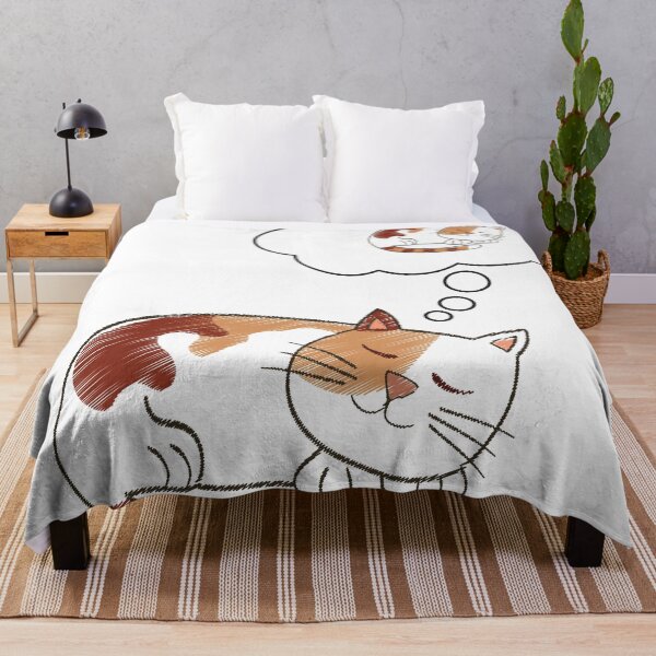 Item preview, Sleeping cat dreams about sleeping designed and sold by magicbyrc.