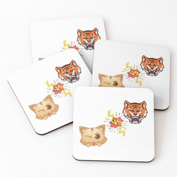 Item preview, cat vs tiger designed and sold by blkstore.