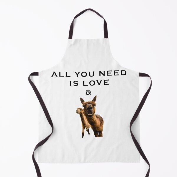 Artikelvorschau, Alles was du brauchst ist Liebe & Lamas! entworfen und verkauft von ImRotem.