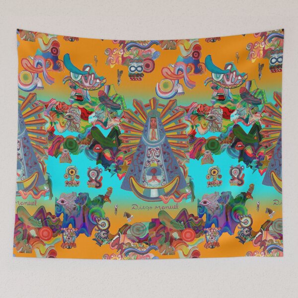 Item preview, Virgin of Lujan and graffitis designed and sold by Diego Manuel Rodriguez.