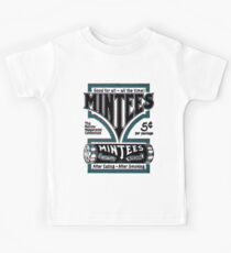 Mintees (Black - 3D) Kids Tee