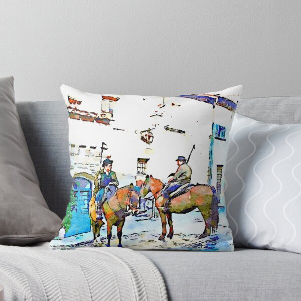 Item preview, Barbarano Romano: two men on horseback designed and sold by Giuseppe Cocco.