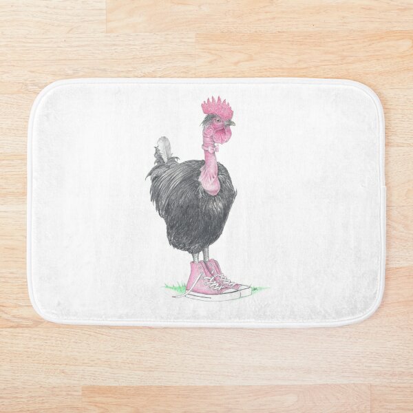 Aperçu de l'œuvre Poulet au cou Nue dans High Tops créée et vendue par JimsBirds.