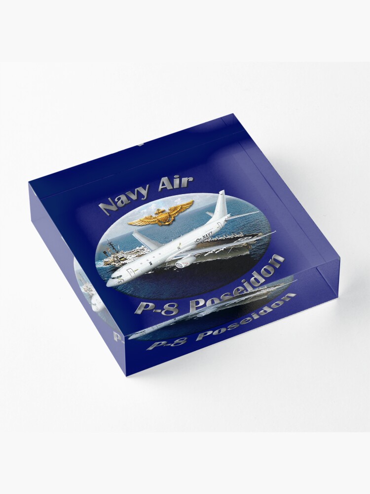 Alternate view of P-8 Poseidon Navy Air Acrylic Block