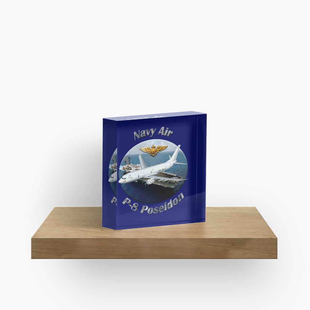 P-8 Poseidon Navy Air Acrylic Block