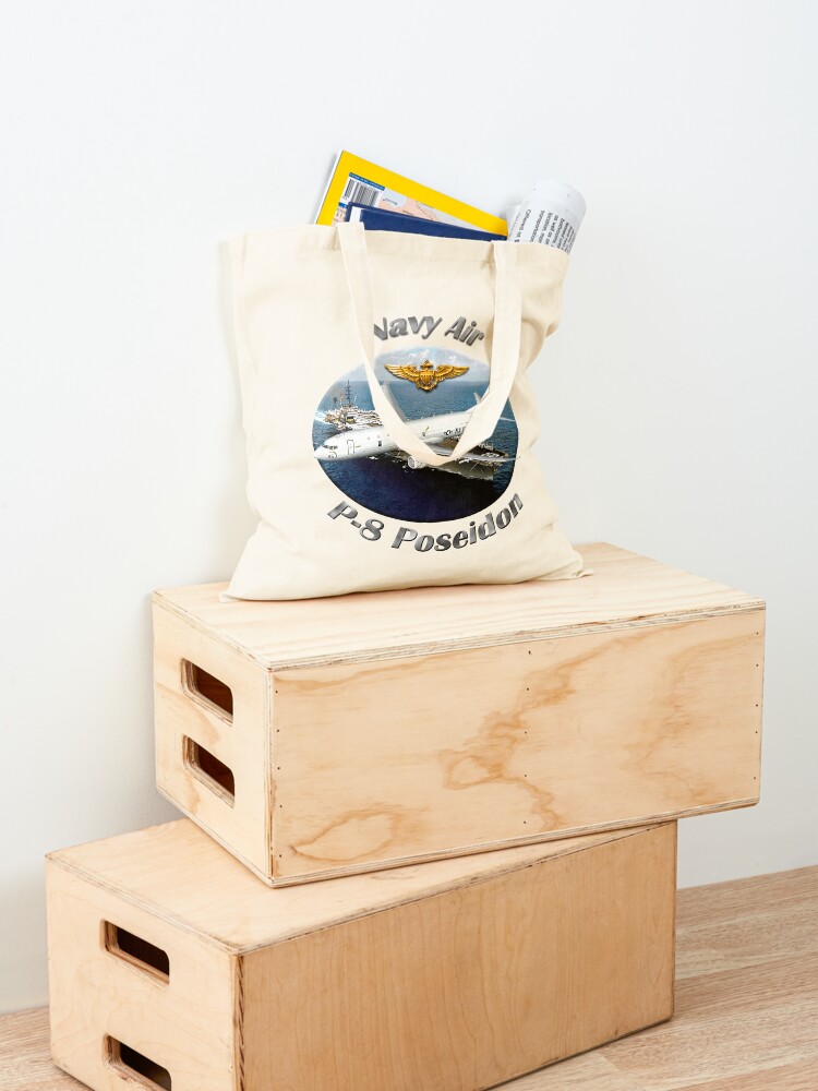 Alternate view of P-8 Poseidon Navy Air Tote Bag