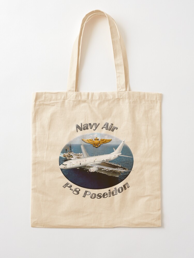 Alternate view of P-8 Poseidon Navy Air Tote Bag