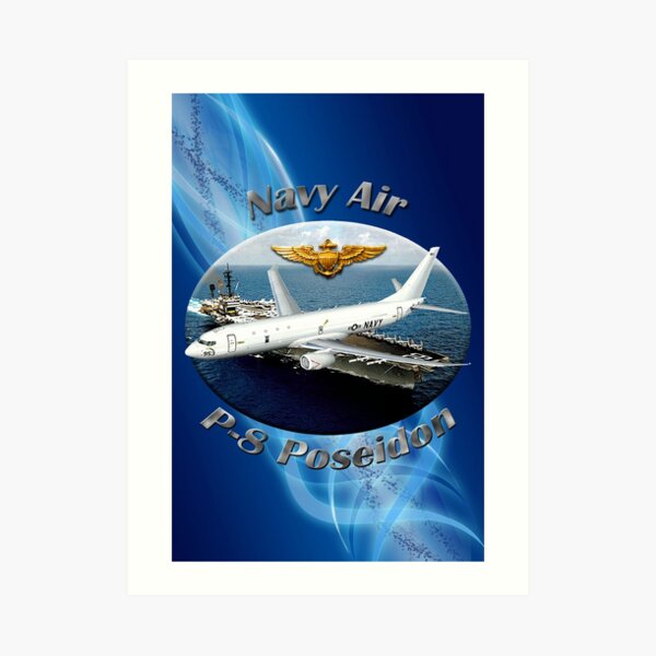 P-8 Poseidon Navy Air Art Print