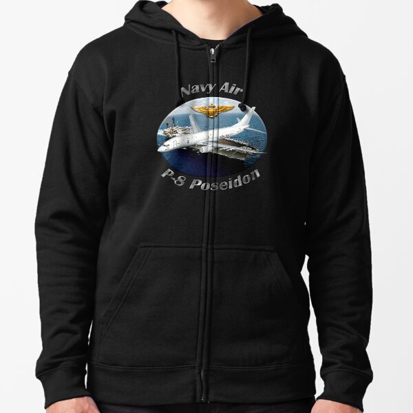 P-8 Poseidon Navy Air Zipped Hoodie