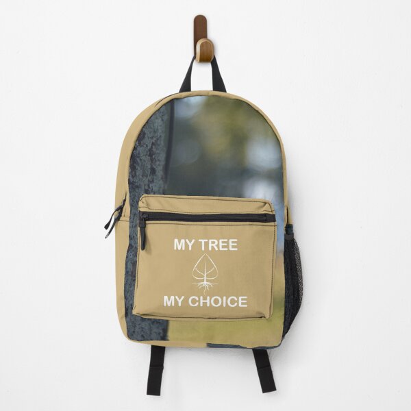 Item preview, Backpack and sports bag for dendrologist and tree lovers "MY TREE MY CHOICE". designed and sold by Florentinus.