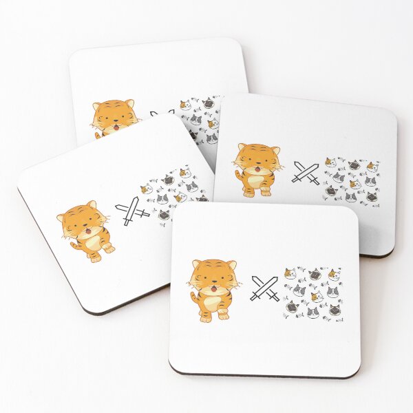 Item preview, cat vs tiger designed and sold by blkstore.
