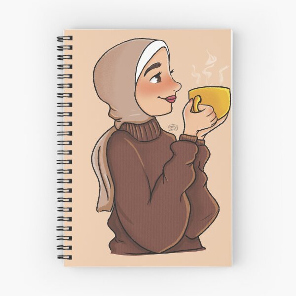 Item preview, Hijabi tea lover designed and sold by MassaAwadArt.