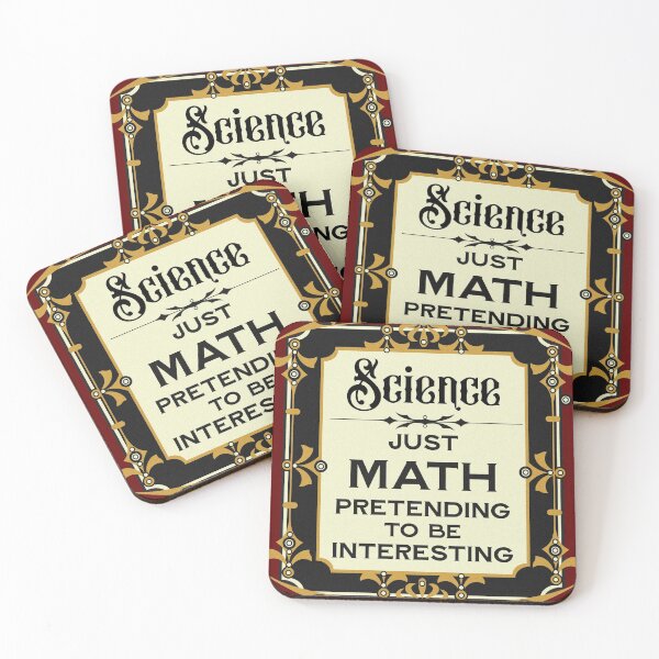 Item preview, SCIENCE, just math pretending to be interesting designed and sold by sandpiperstudio.
