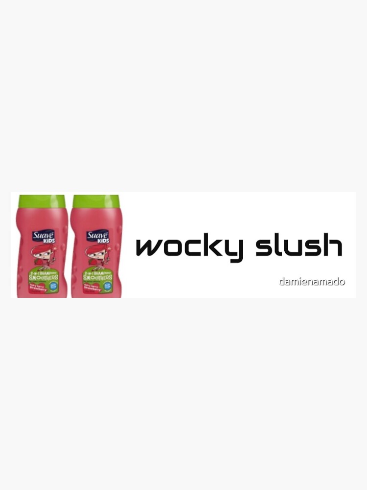 "Wocky Slush Bumper Sticker" Sticker by damienamado Redbubble