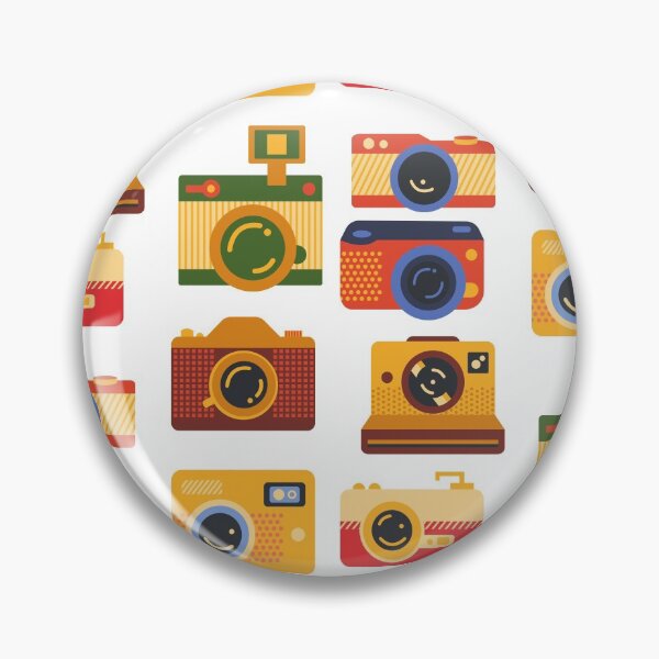 Item preview, Retro Camera Pattern designed and sold by Pique-Interest.