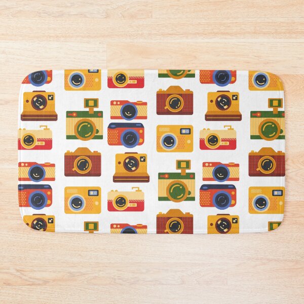 Item preview, Retro Camera Pattern designed and sold by Pique-Interest.