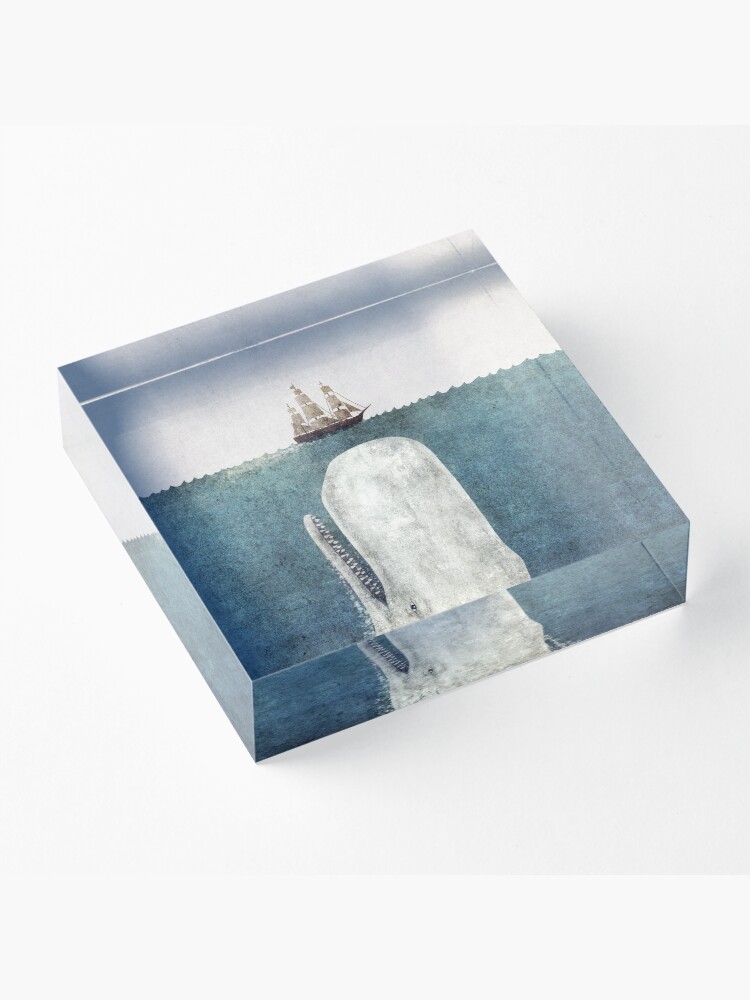 Alternate view of The White Whale Acrylic Block