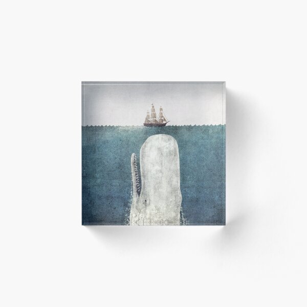 The White Whale Acrylic Block