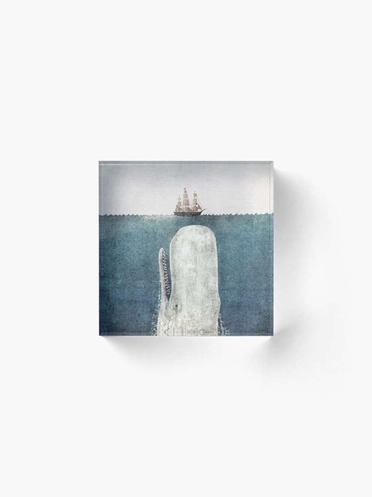 Alternate view of The White Whale Acrylic Block