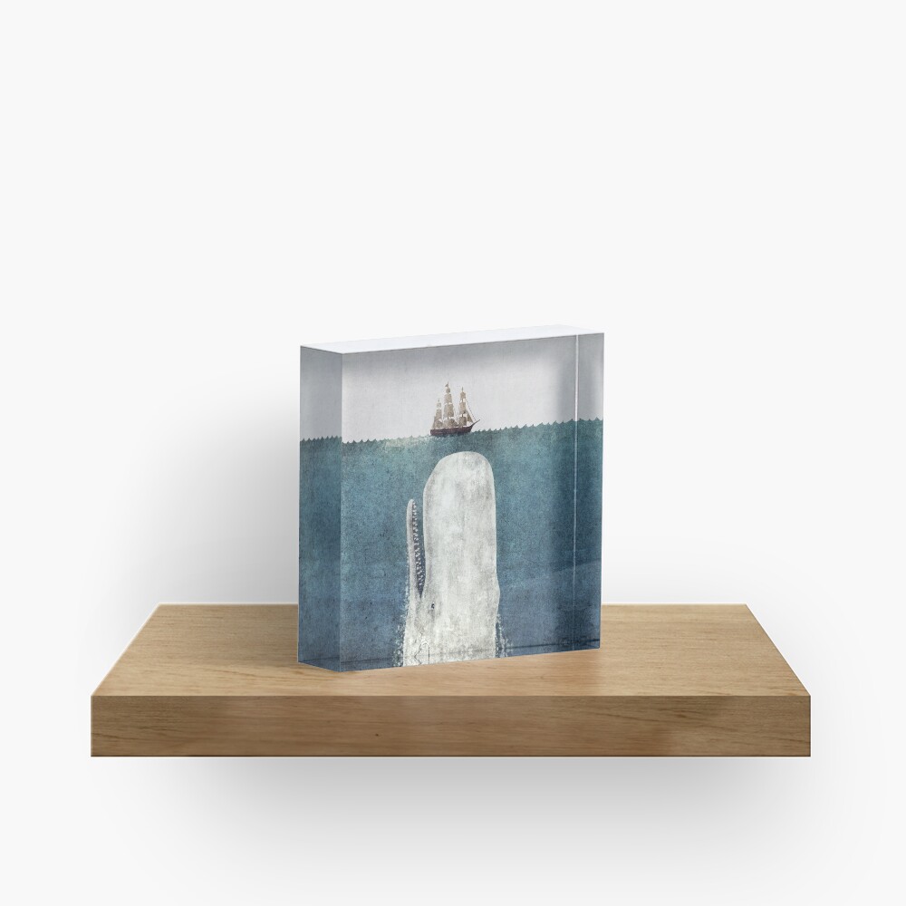 The White Whale Acrylic Block