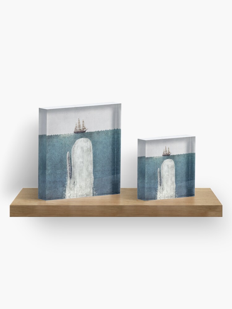 Alternate view of The White Whale Acrylic Block