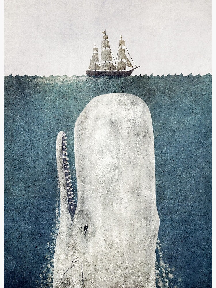 Thumbnail 2 of 2, Art Board Print, The White Whale designed and sold by TerryFan.