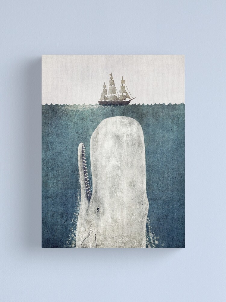 Alternate view of The White Whale Canvas Print