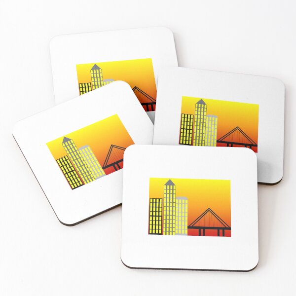 Item preview, Aesthetic cute cool skyline  designed and sold by peachyd3signs.