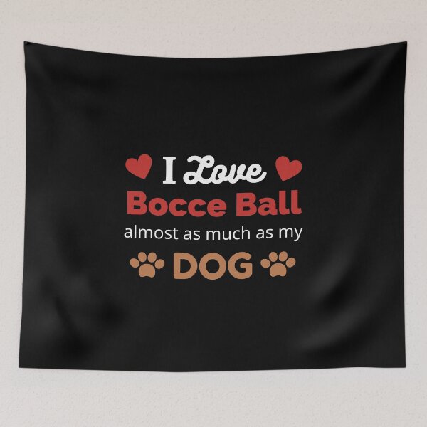 Item preview, Do you love Bocce Ball and your Dog? designed and sold by TommysShop.