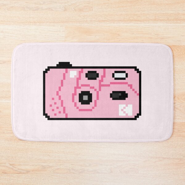Item preview, pink kodak disposable camera pixelated design designed and sold by justformyself.
