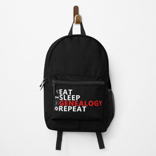 Item preview, Eat Sleep Genealogy Repeat designed and sold by equiliser.