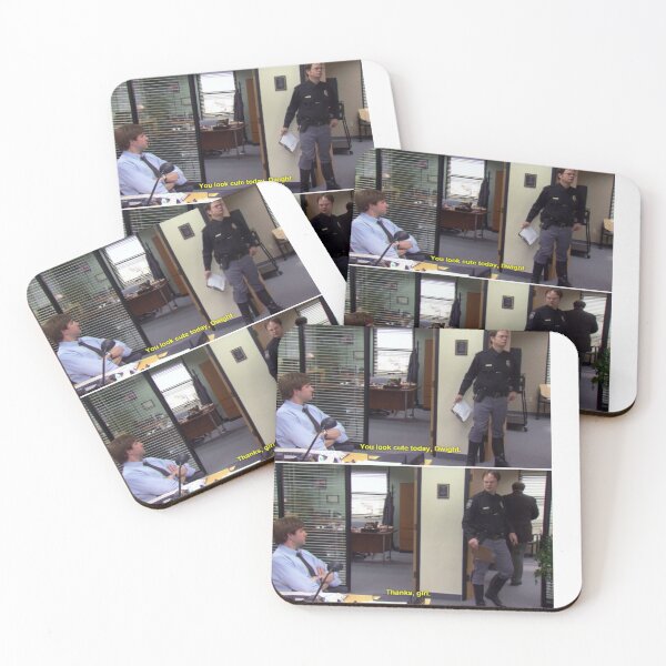 Item preview, "you look cute today, dwight" -jim designed and sold by justformyself.