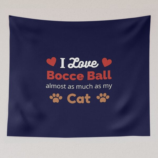 Item preview, Do you love Bocce Ball and your Cat? designed and sold by TommysShop.