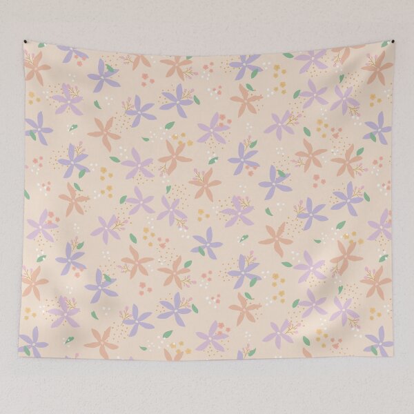 Item preview, Abstract Floral Pattern in Pastel Colours designed and sold by SoulLiving.
