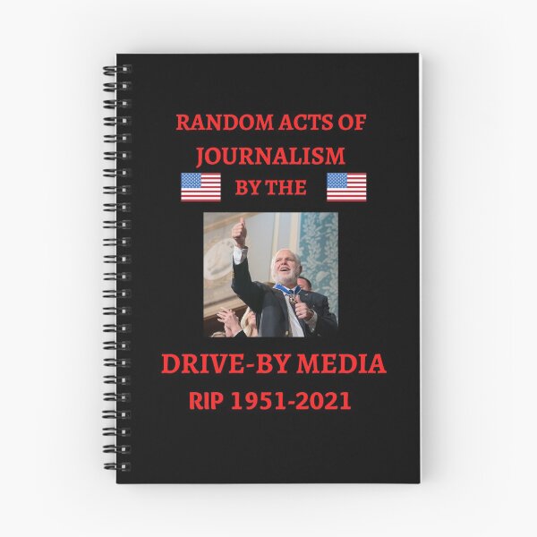 Item preview, Rip Rush Limbaugh Random Acts Of Journalism designed and sold by WoodburyLake.