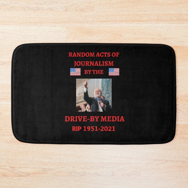 Item preview, Rip Rush Limbaugh Random Acts Of Journalism designed and sold by WoodburyLake.